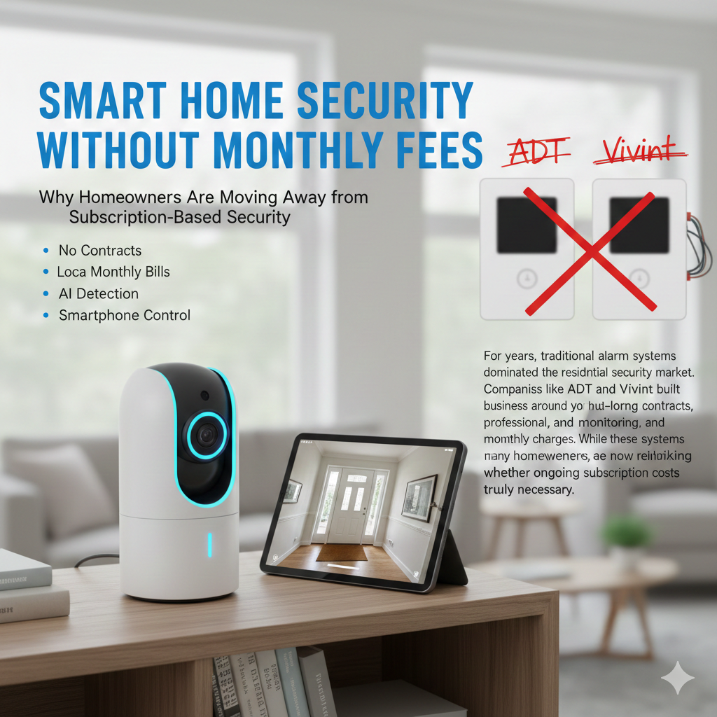 Smart Home Security Without Monthly Fees