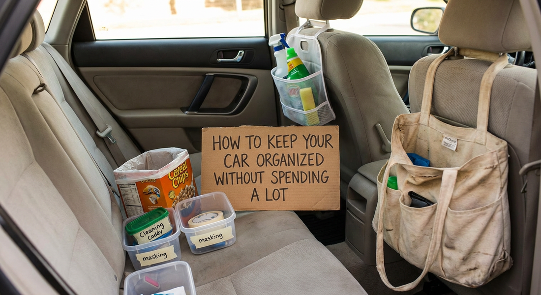 How to Keep Your Car Organized Without Spending a Lot
