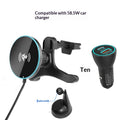 25W Wireless Fast Charging Magnetic Car Mount Wireless Charger