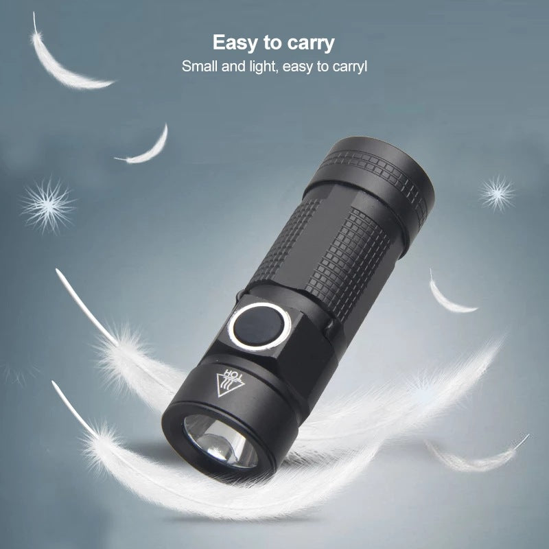Flashlight Outdoor Waterproof Light Camping LED Portable Clip