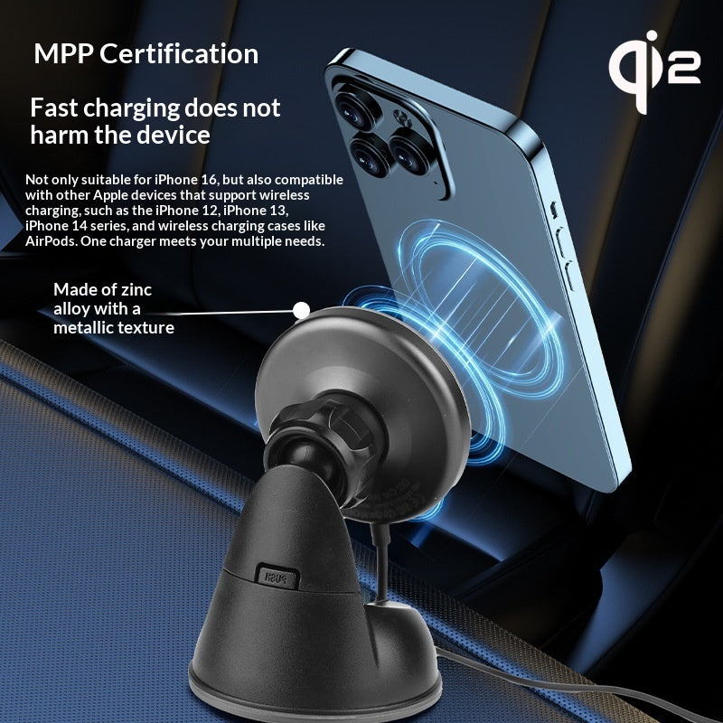 25W Wireless Fast Charging Magnetic Car Mount Wireless Charger