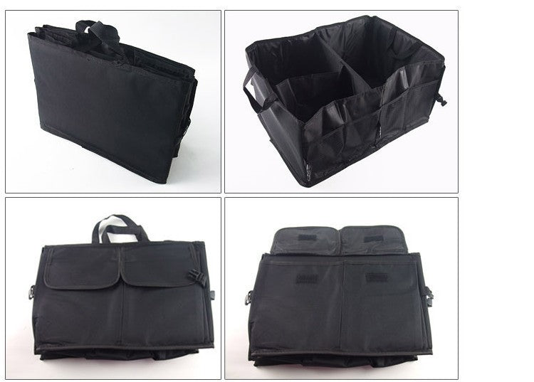 SafetyTrunk:tm: Big Foldable Back Rear Trunk Car Storage Organizer