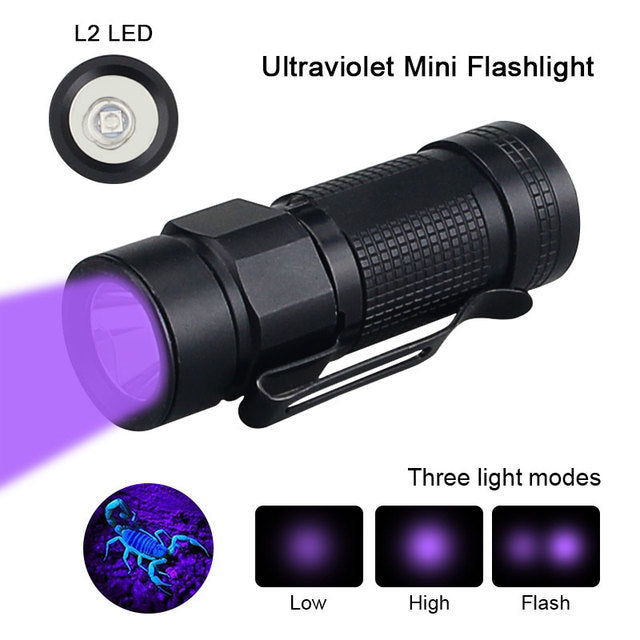 Flashlight Outdoor Waterproof Light Camping LED Portable Clip