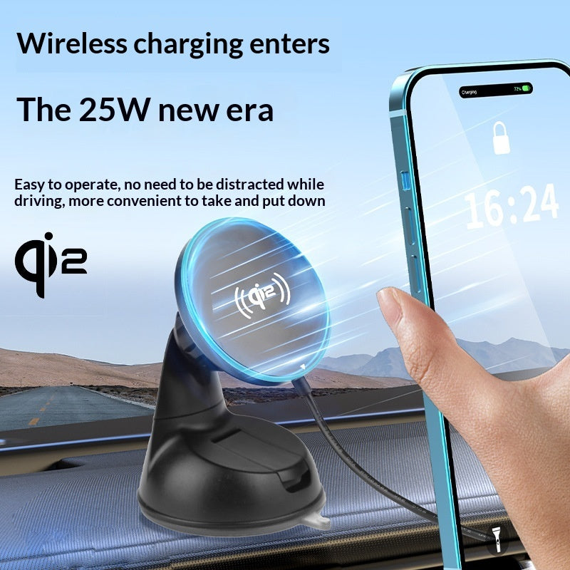 25W Wireless Fast Charging Magnetic Car Mount Wireless Charger
