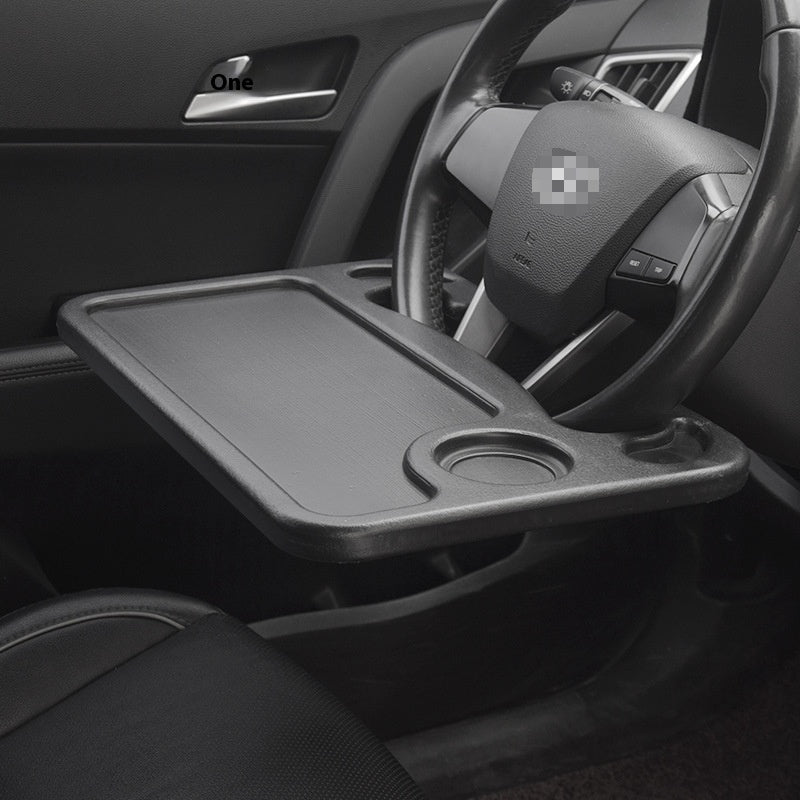 Steering Wheel Card Tray Car Computer Desk Writing Board Workbench